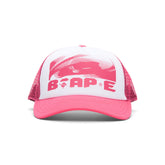 A Bathing Ape Bape Mesh Cap M (Pink)