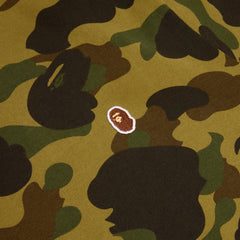 A Bathing Ape 1ST Camo One Point LS Tee (Green)