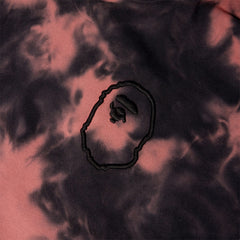 A Bathing Ape Destroyed Bleach Logo Relaxed Fit Pullover Hoodie (Black)
