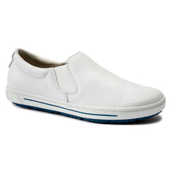 QO 400 Leather Safety Shoe in White
