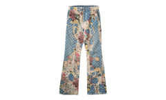 Floral Destroyed Carpenter Jeans "Indigo" LSFDCJI
