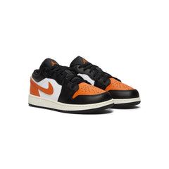 Air Jordan 1 Low Kids (Black/Starfish/White/Sail)