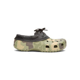 Crocs Classic Duck Camo Boat Shoe (Black/Cargo)