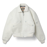Adidem Asterisks Lambskin Jacket (White)