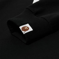 A Bathing Ape College Long Sleeve Tee (Black)