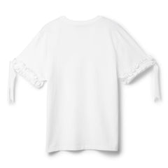 COPERNI Ruffle Logo Boxy T-Shirt (White)