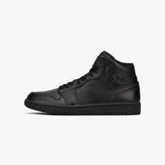 NIKE AIR JORDAN 1 MID -TRIPLE BLACK-