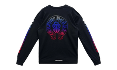 Gradient Dagger Horseshoe Long Sleeve Tee "Black" CHRM0789