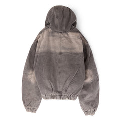 Adidem Asterisks Denim Bomber Jacket (Black)