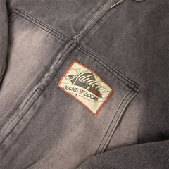 Adidem Asterisks Denim Bomber Jacket (Black)
