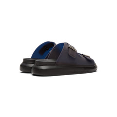 Alexander McQueen Sandal S.Rubber (Blue/Blk/Blk/Silver)
