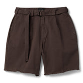 Beach Brains Pleated Suit Short (Dark grey)