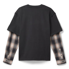 Beach Brains Dead End Shirt (Charcoal/Check)