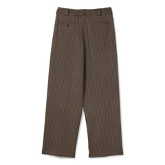 Beach Brains Limit Trouser (Brown pinstripe)
