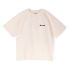 Adidem Asterisks Chainstitch Script Tee (Cream)