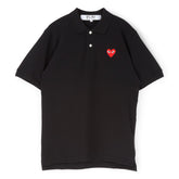Comme Des Garcons PLAY Red Emblem T-Shirt (BLACK)