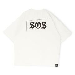 Beach Brains SOS Tee (Crisp white)