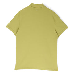 AMI Contrasted AMI De Coeur Polo Shirt (Matcha)