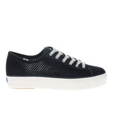Triple Kick Cotton Mesh Lace Up Sneakers