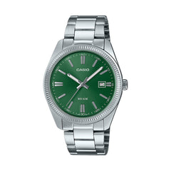 Casio Metal Analog (Slver / Green)