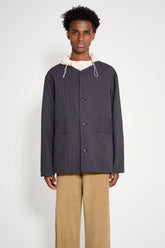 TRES BIEN ATELJÉ Sports Blazer Grey Stripe