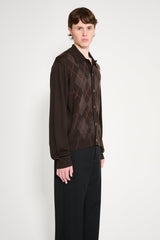 Our Legacy Evening Polo Pub Argyle Fine Wool