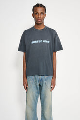 Stockholm Surfboard Club Glitter Printed T-Shirt Black