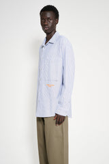Stone Island Marina Striped Shirt Blue Marine