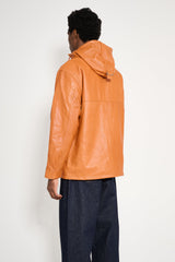 Très Bien / Sneeze Chesterfield Leather Anorak Jacket Cognac