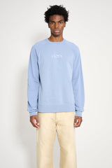 Très Bien / Sneeze Logo Crewneck Sweater Stone Blue