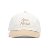 AMI Bicolor AMI Paris Cap (Beige taupe/Blanc creme)