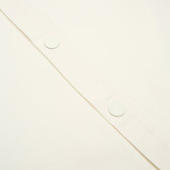 AMI Overshirt With Knitted AMI De Coeur (Blanc creme)