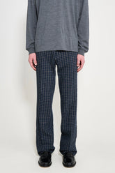 Wales Bonner London Trouser Navy / Ivory / Rust