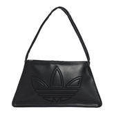 adidas Polyurethane Outline Trefoil Shoulder Bag - Black