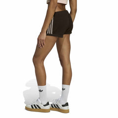 adidas Womens Knitted Crochet Short - Aurora Coffee