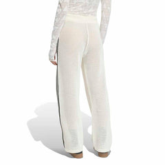 adidas Womens Knitted Crochet Track Pant - Off White