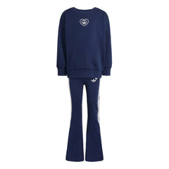 adidas Childrens Disney Crew Flared Leggings Set - Blue