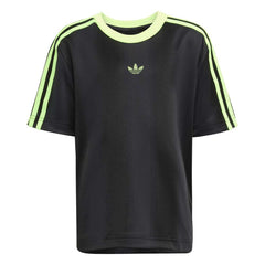 adidas Childrens Tee Set - Black / Signal Green