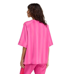 adidas Loose Linear Tee - Semi Lucid Fuchsia