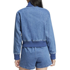 adidas Womans Denim Track Top - Indigo Denim