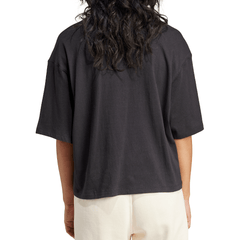 adidas Womens Adibreak Graphic Logo Tee - Black