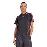 adidas Womens Adicolor Teamgeist Loose Tee - Black / Pink