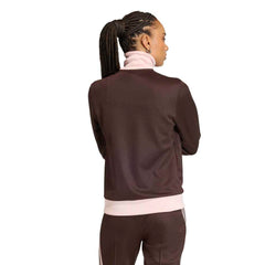 adidas Womens Classic Track Top - Aurora Coffee / Pink