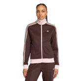 adidas Womens Classic Track Top - Aurora Coffee / Pink