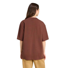 adidas Womens Essentials Linear Oversized Tee -Auburn