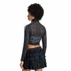 adidas Womens Firebird Classic Lace Track Top - Black