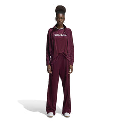 adidas Womens Lace Firebird Track Top - Maroon