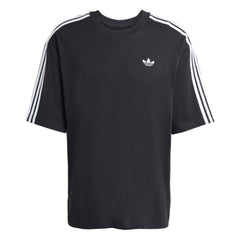 adidas 3-Stripes Oversized Tee - Black