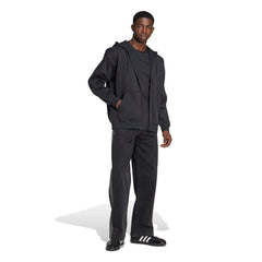 adidas Adicolour Oversized Full-Zip Hoodie - Black