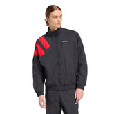 adidas Archive Blocked Track Top - Black / Better Scarlet
